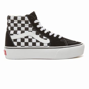 Női Vans Sk8-Hi Platform 2.0 Magasszárú Cipő VA3951086 Fehér